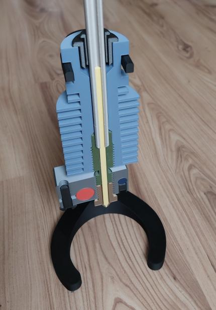 Hotend makett állvánnyal