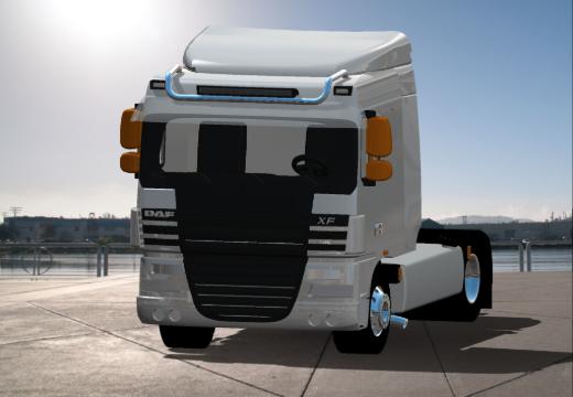 DAF XF 105 kamiontraktor 3D makett